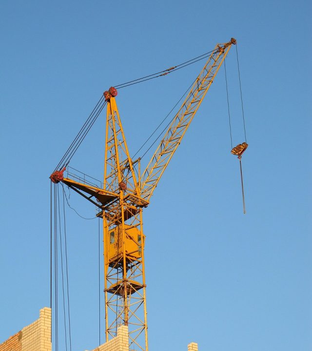 building, construction, lifting crane, jib, multi-storey building, house, home construction, new house, lodging, housing construction, residential construction